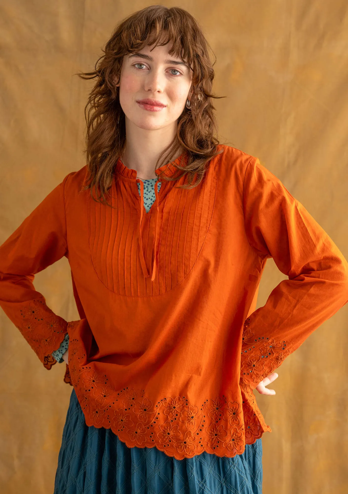 Blus "Birta" i ekologisk bomull-Gudrun Sjödén Online