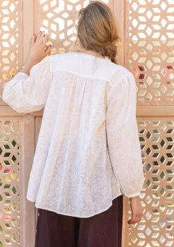 Blus "Lisa" i ekologisk bomull-Gudrun Sjödén Hot