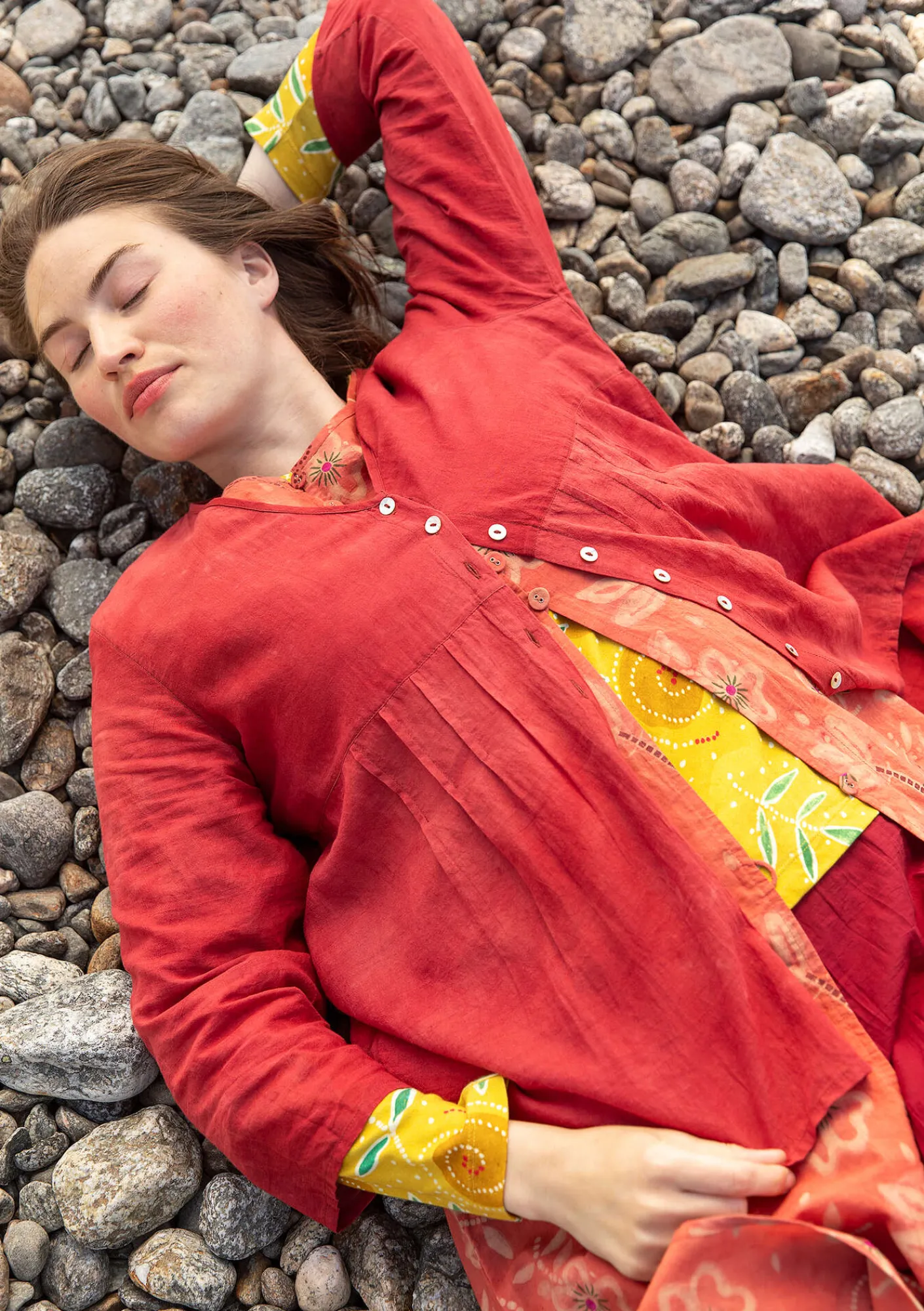 Blus "Samira" i ekologisk bomull-Gudrun Sjödén