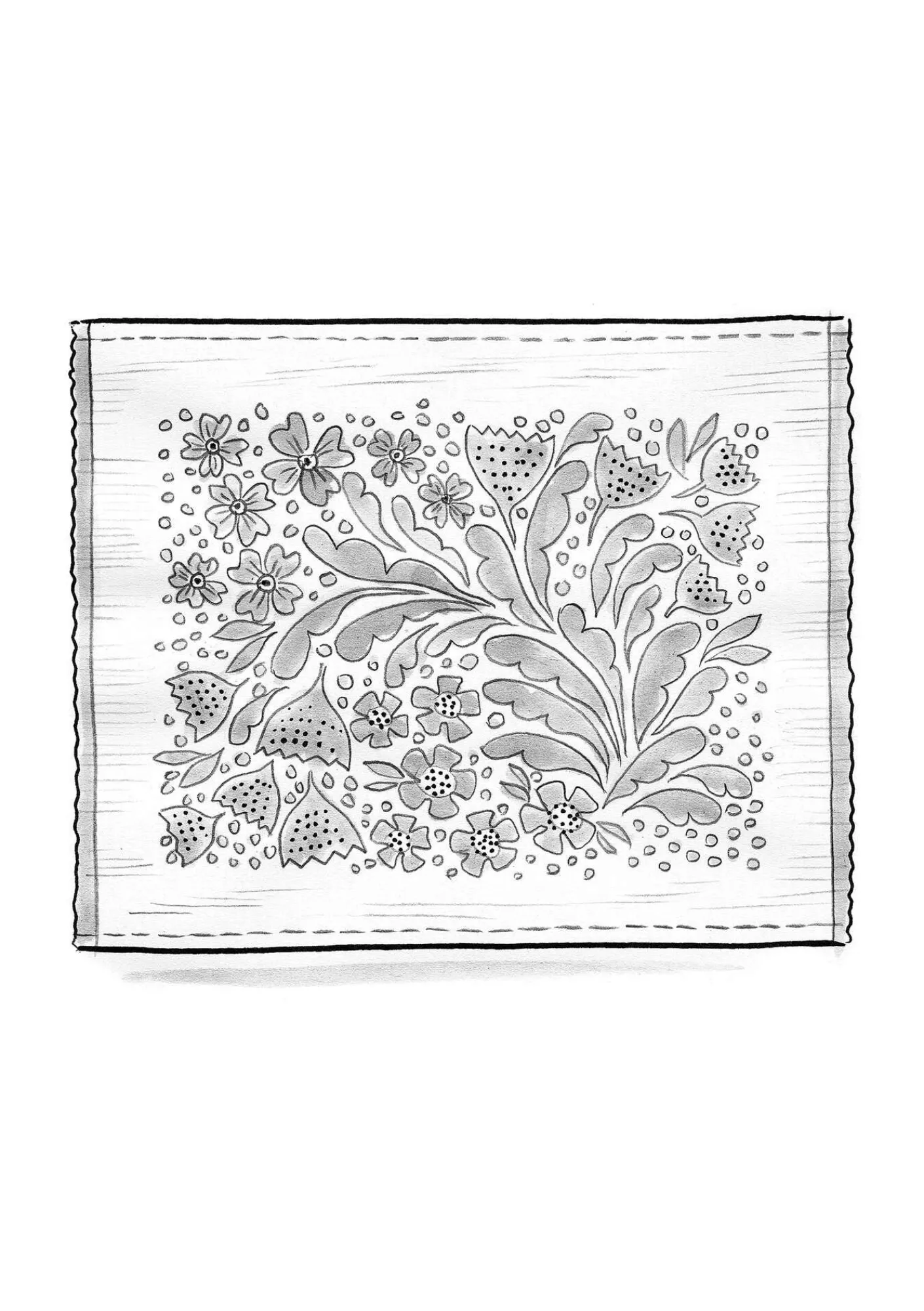 Bordstablett "Gnistra" i ekologisk bomull-Gudrun Sjödén Sale