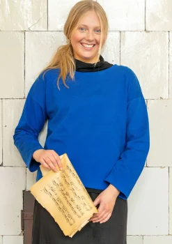 Enfärgad top i ekologisk bomull-Gudrun Sjödén Hot