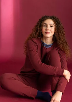 Farfarströja i ekologisk bomullsrib-Gudrun Sjödén Discount