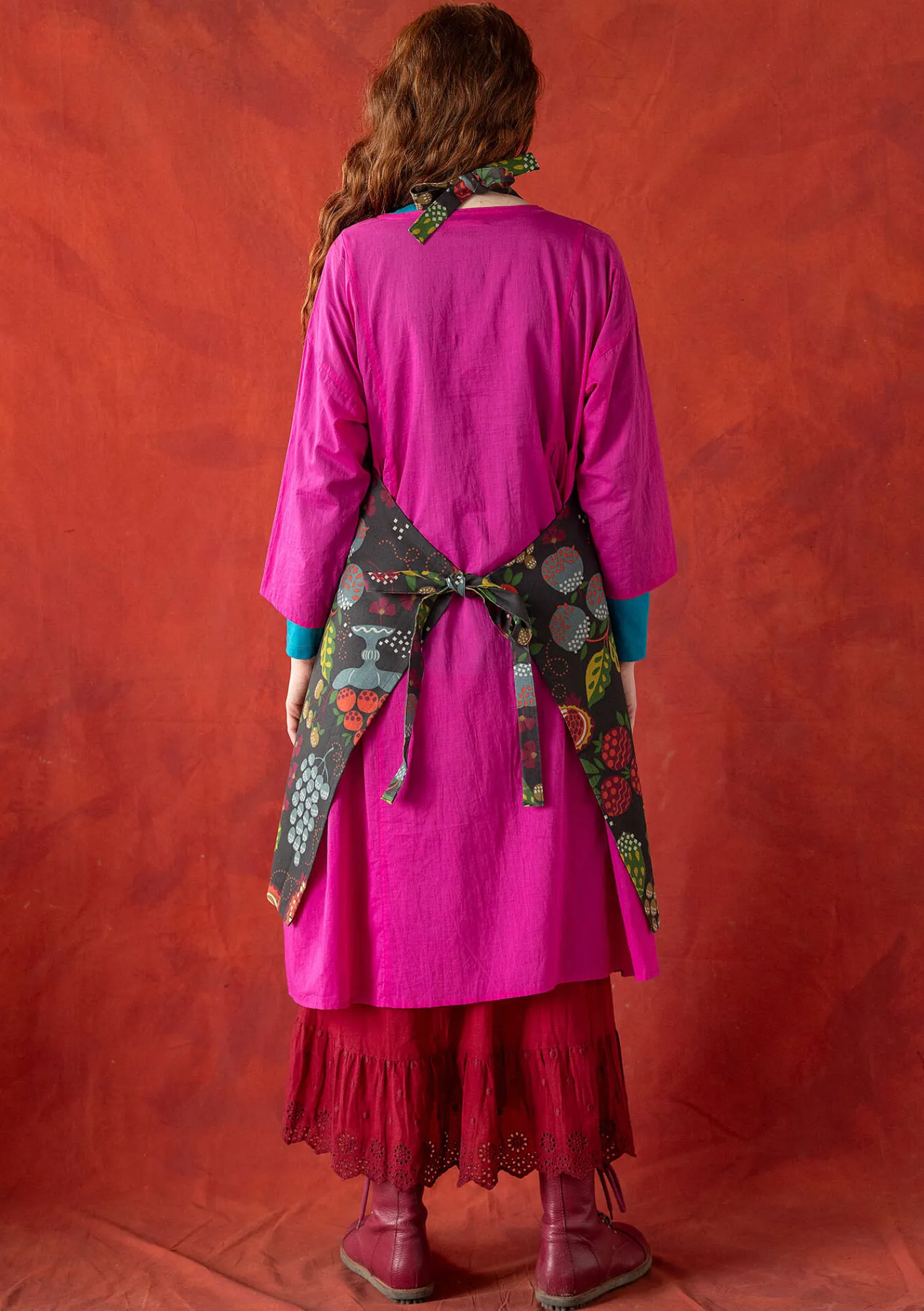 Förkläde "Fruits" i ekologisk bomull-Gudrun Sjödén Discount