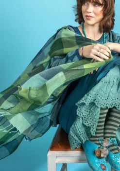 Garnfärgad sjal "Cleo" i ull-Gudrun Sjödén Hot