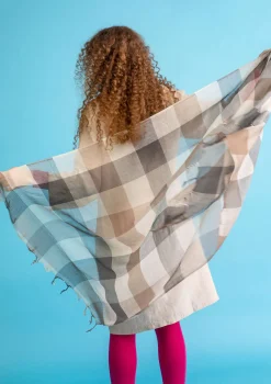 Garnfärgad sjal "Cleo" i ull-Gudrun Sjödén Clearance