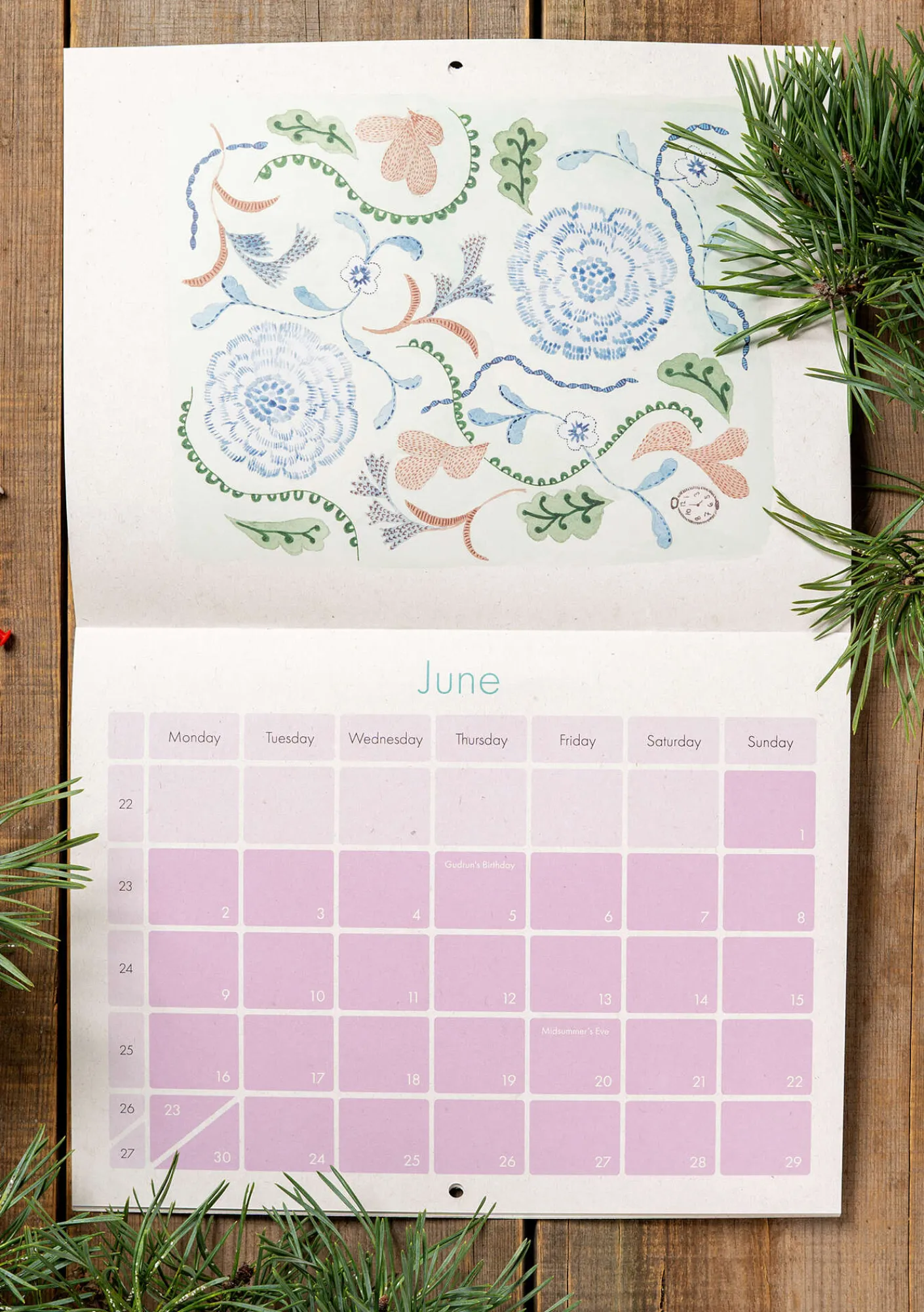 s kalender 2025-Gudrun Sjödén Online