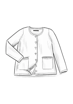 Kofta i ekologisk/återvunnen bomull-Gudrun Sjödén Best