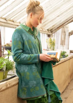 Kofta "Mårbacka" i ekologisk/återvunnen bomull-Gudrun Sjödén Hot