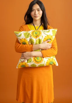 Kuddfodral "Sunflower" i ekologisk bomull/lin-Gudrun Sjödén Clearance