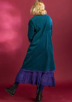 Manchesterklänning i ekologisk bomull/elastan-Gudrun Sjödén