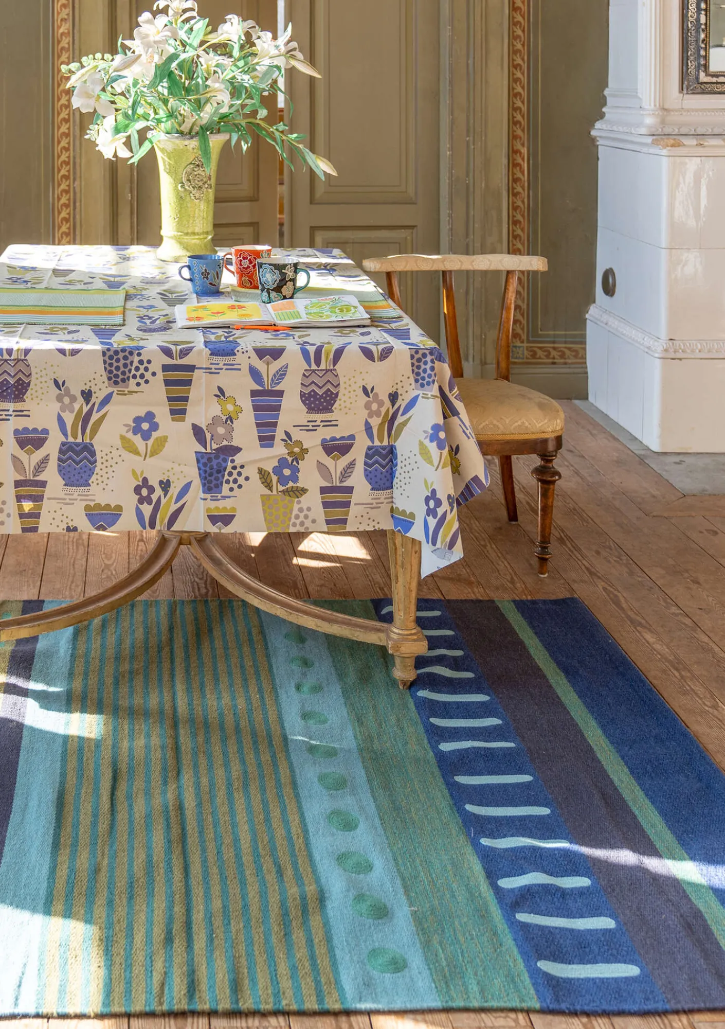 Matta "Freja" i ull-Gudrun Sjödén Hot