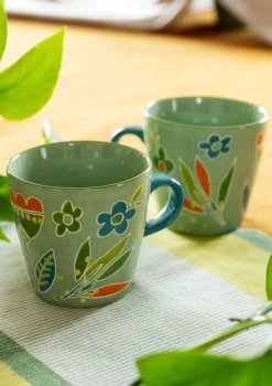 Mugg "Flower pots" i keramik-Gudrun Sjödén New