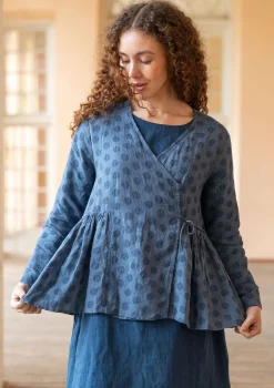 Omlottblus "Piccolo" i lin-Gudrun Sjödén Hot