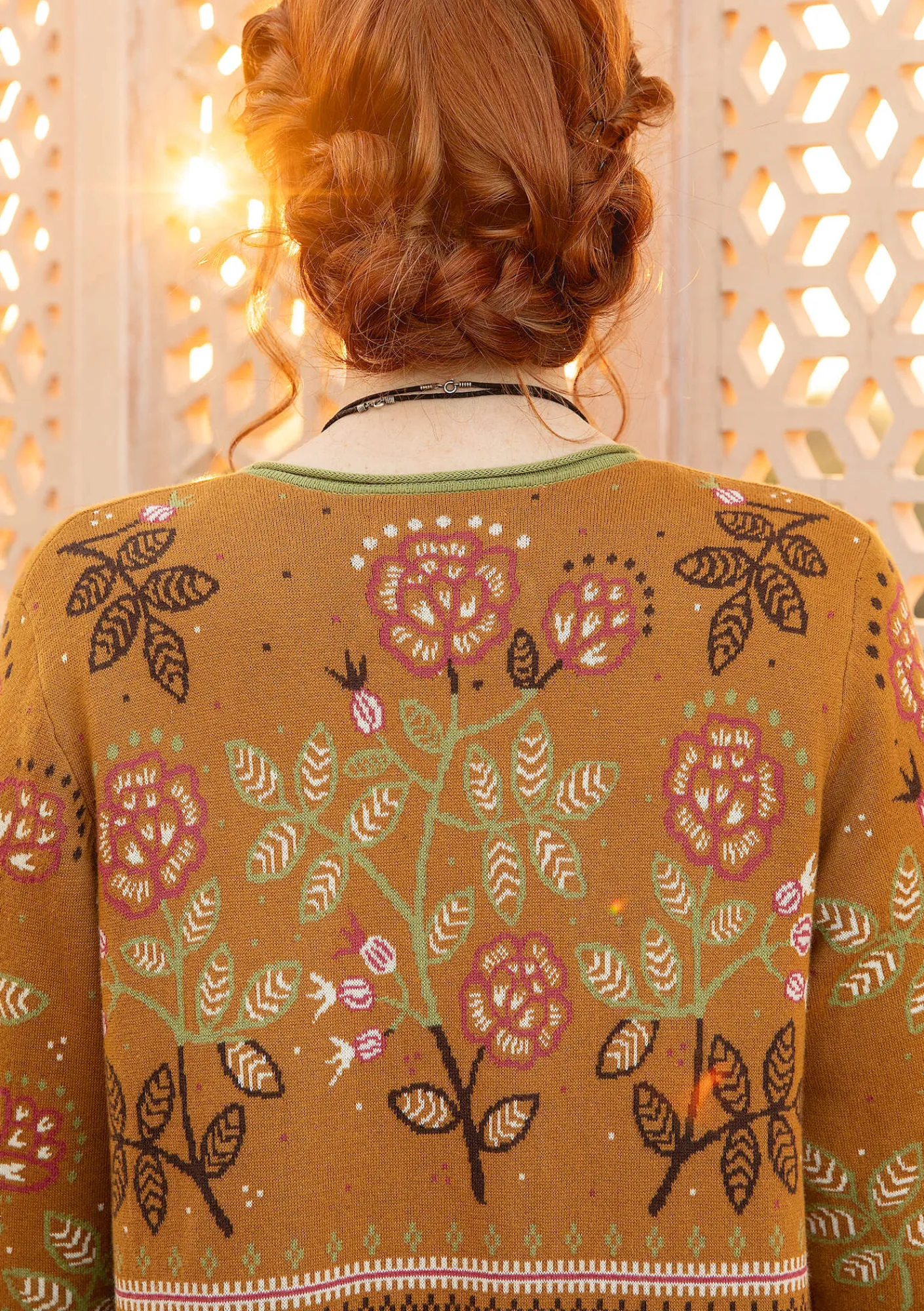 Omlottkofta "Lisa" i ekologisk/återvunnen bomull-Gudrun Sjödén New