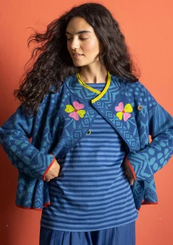 Omlottkofta "Viktoria" i lammull/bomull-Gudrun Sjödén Clearance