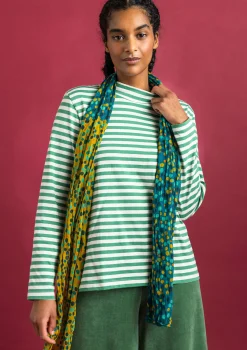 Randig halvpolo i ekologisk bomull-Gudrun Sjödén Hot