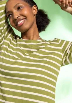 Randig top i ekologisk bomull/modal-Gudrun Sjödén Clearance