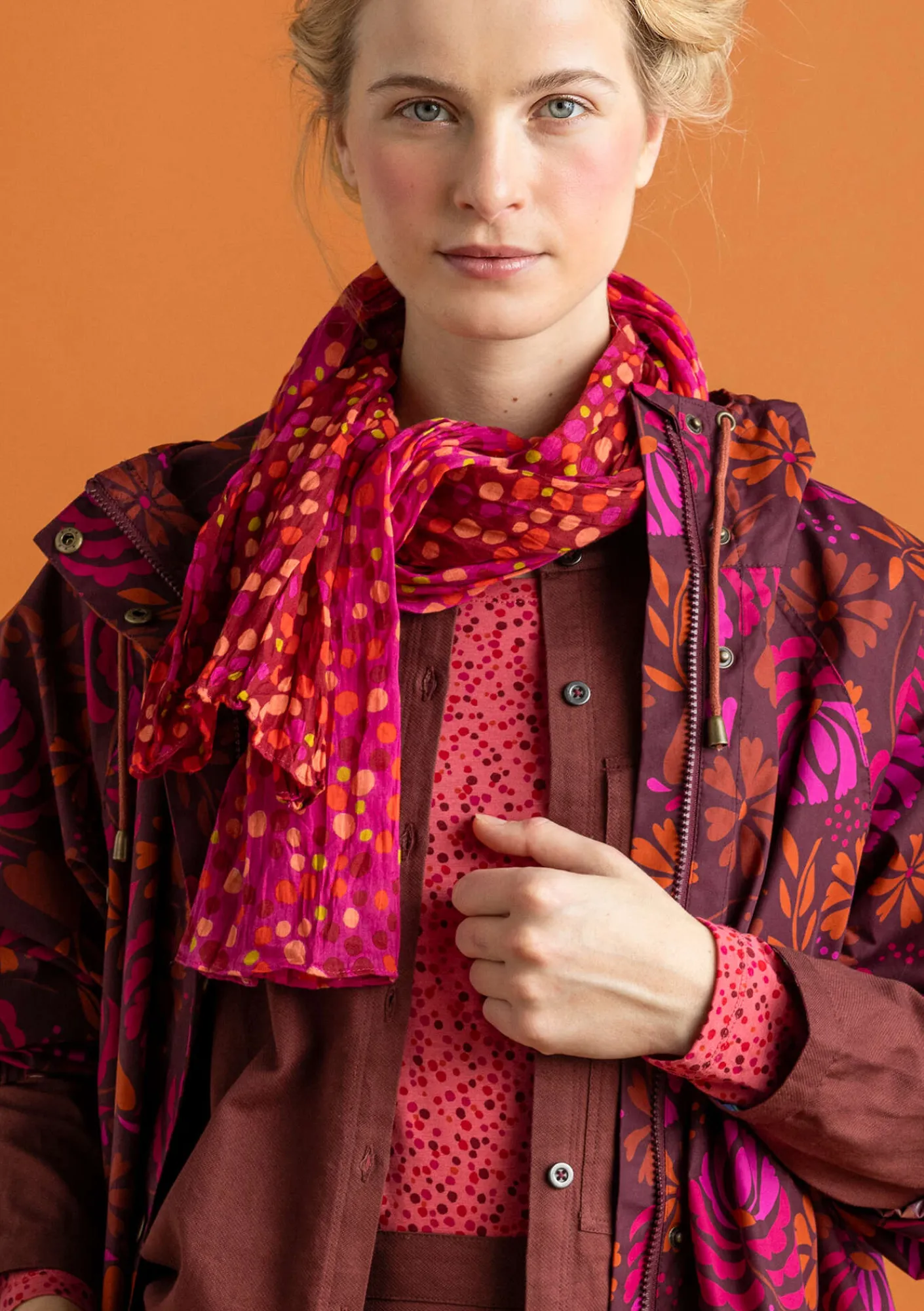 Sjal "Hedda" i ekologisk bomull-Gudrun Sjödén Hot