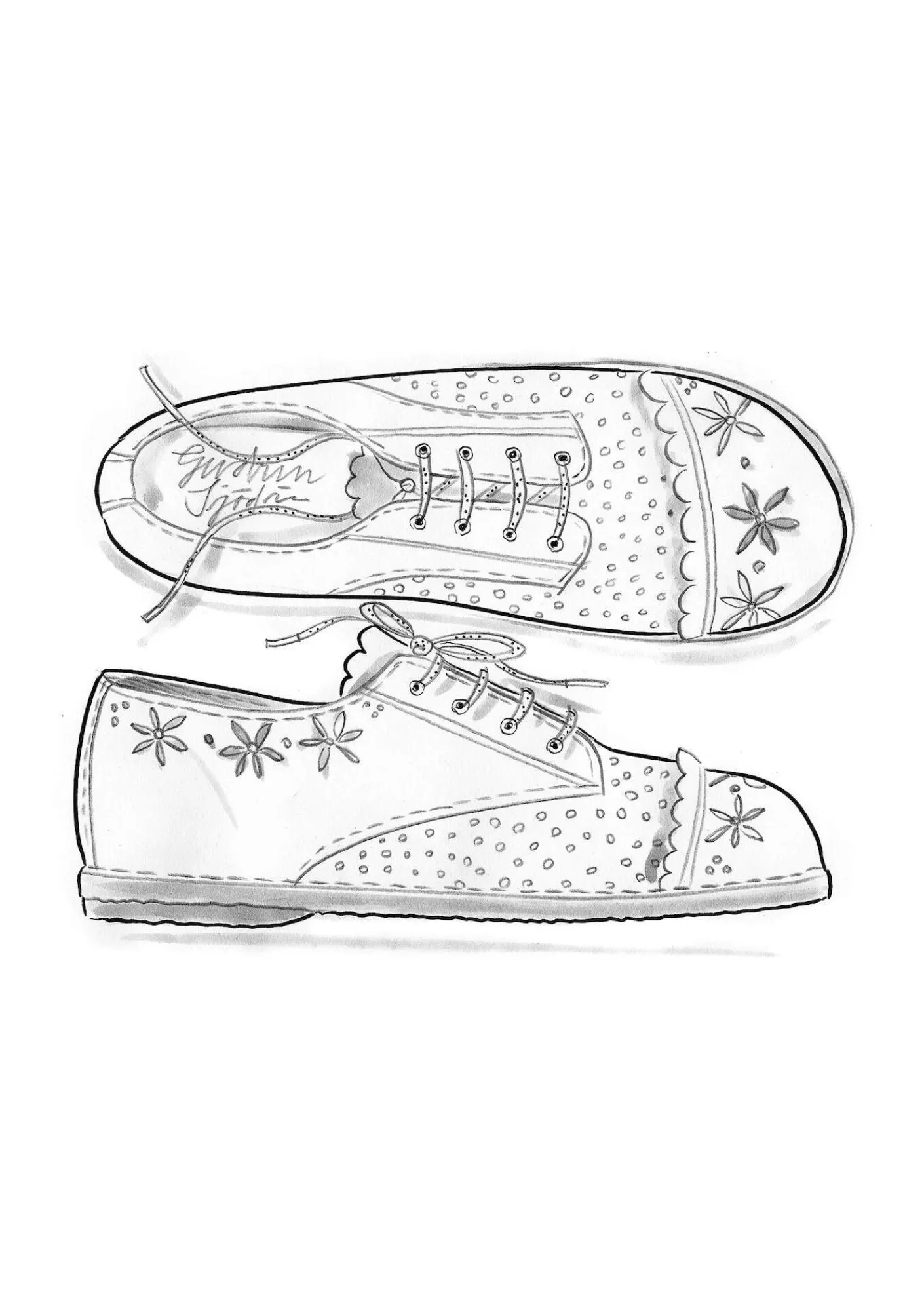 Sko ”Freja” i nappa-Gudrun Sjödén Sale