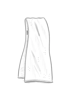 Stickad halsduk i alpackamix-Gudrun Sjödén Hot