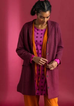 Stickad kavaj i filtad ekologisk ull-Gudrun Sjödén Discount