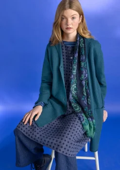 Stickad kavaj i filtad ekologisk ull-Gudrun Sjödén Sale