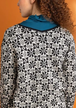 Stickad tunika "Freja" i ekologisk/återvunnen bomull-Gudrun Sjödén Sale