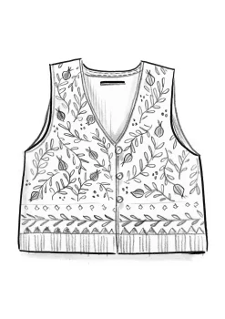 Stickad väst 