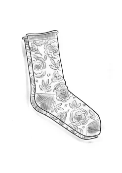 Strumpa ”Astrid” i ekologisk bomull-Gudrun Sjödén New