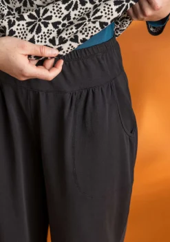 Trikåbyxa i ekologisk bomull/elastan-Gudrun Sjödén Outlet