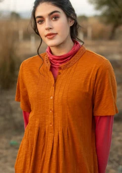 Trikåklänning i ekologisk bomull-Gudrun Sjödén Online