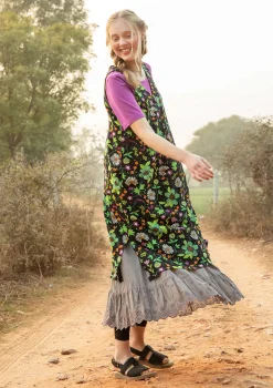 Trikåklänning "Midsommarsol" i ekologisk bomull-Gudrun Sjödén Best