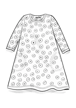 Trikåklänning "Nicole" i ekologisk bomull/modal-Gudrun Sjödén