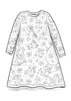 Trikåklänning "Pelargon" i lyocell/elastan-Gudrun Sjödén Clearance