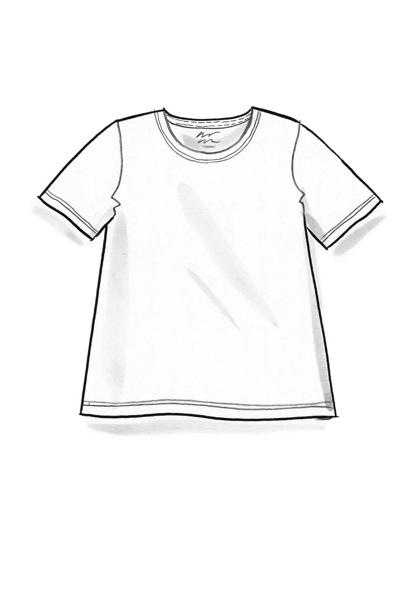 Trikåtop "Tyra" i ekologisk bomull/modal-Gudrun Sjödén Sale