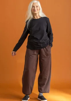 Trikåtop "Ylva" i ekologisk bomull/elastan-Gudrun Sjödén Outlet