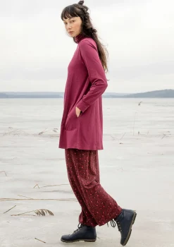 Trikåtunika i ekologisk bomull/modal/elastan-Gudrun Sjödén Sale