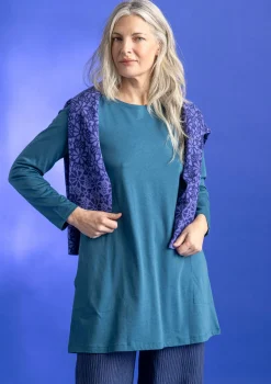Trikåtunika "Tyra" i ekologisk bomull/modal-Gudrun Sjödén Clearance