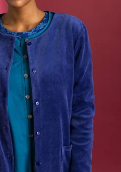 Velourkofta i ekologisk bomull/återvunnen polyester-Gudrun Sjödén Discount