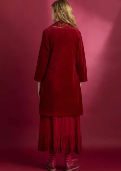 Velourtunika i ekologisk bomull/återvunnen polyester-Gudrun Sjödén Hot