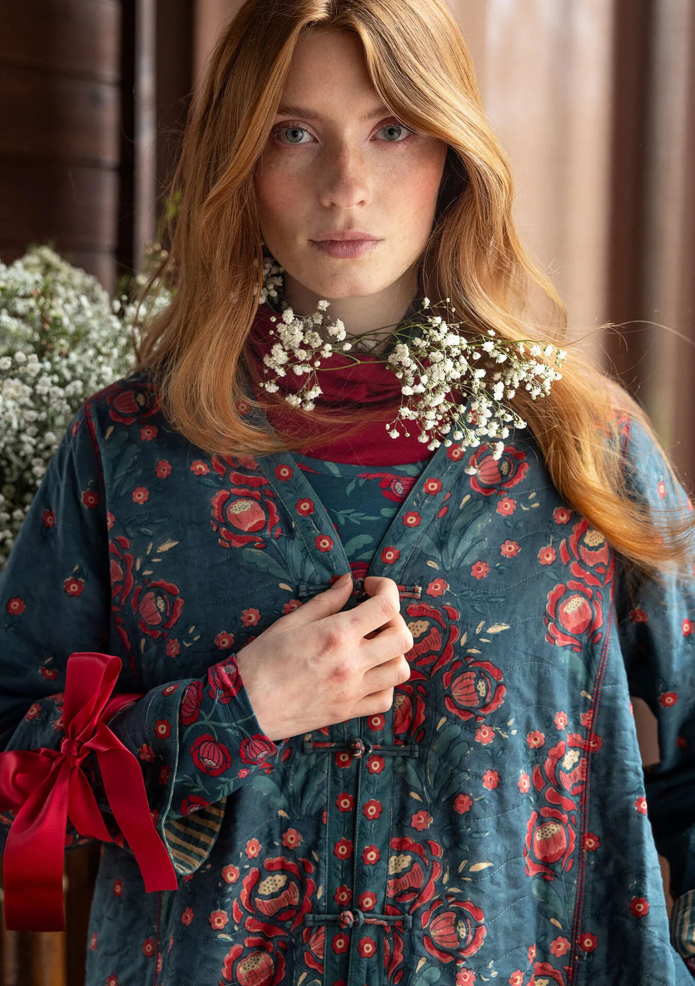 Vändbar jacka "Asta" i ekologisk bomull-Gudrun Sjödén Outlet