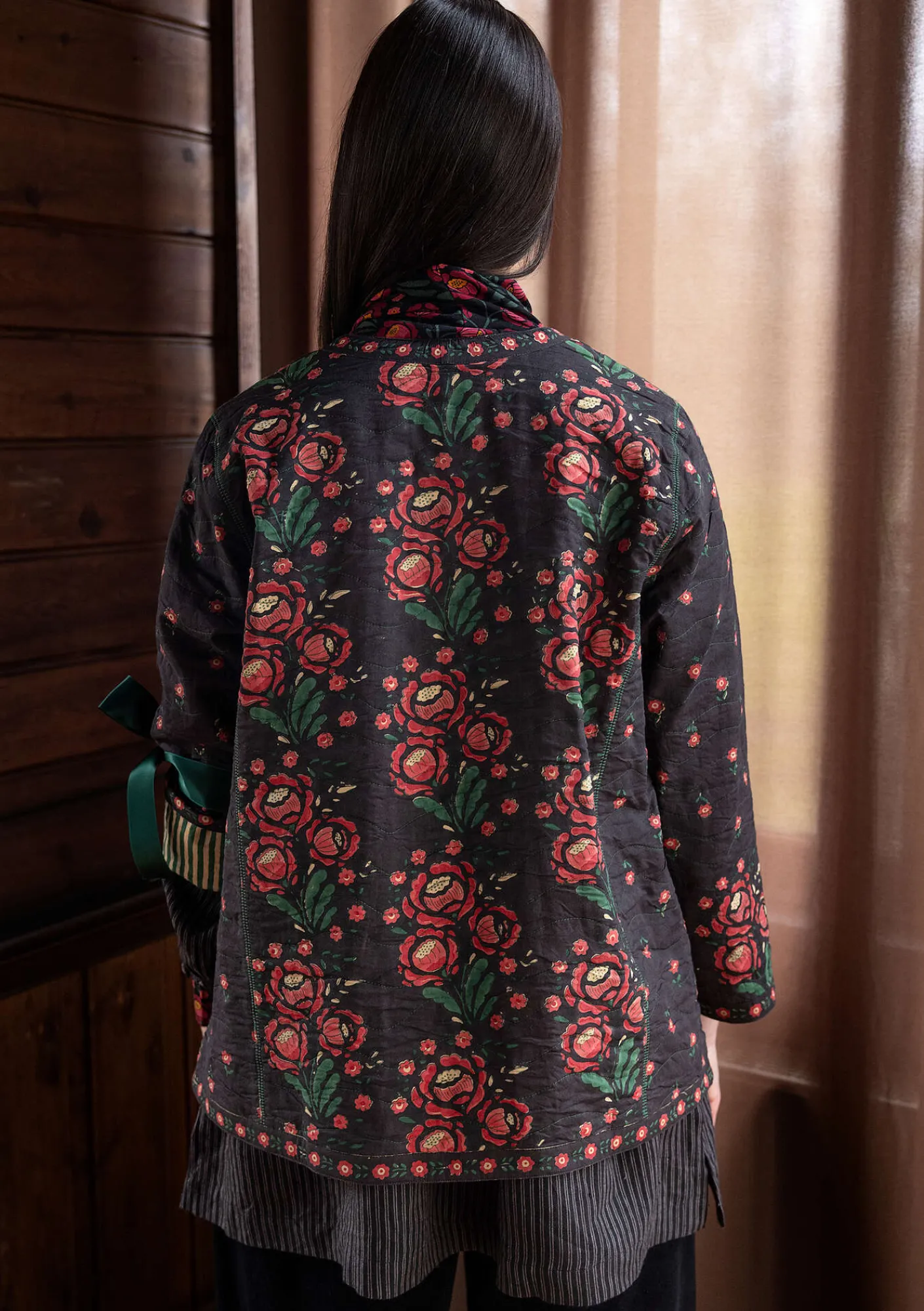 Vändbar jacka "Asta" i ekologisk bomull-Gudrun Sjödén Outlet