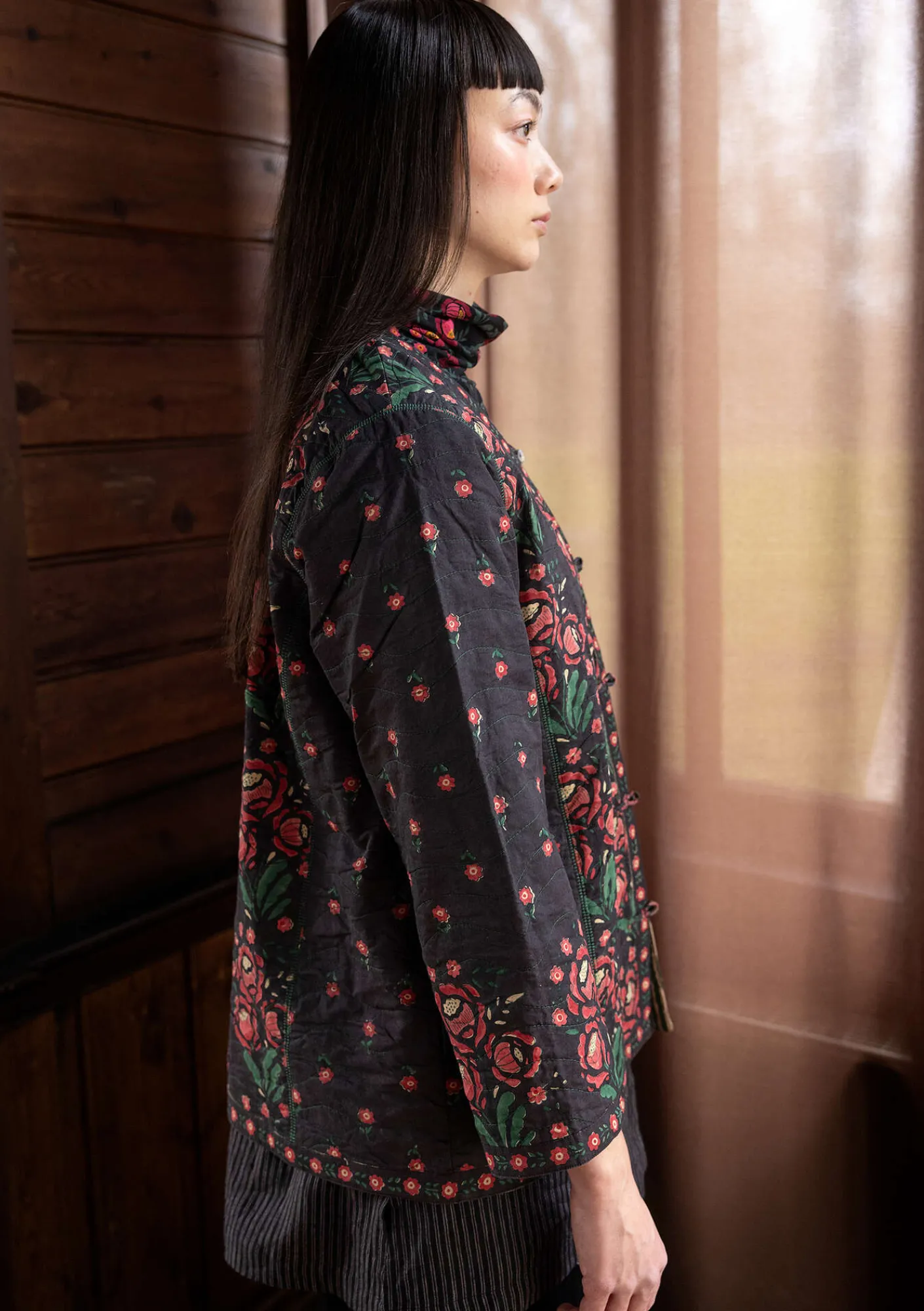 Vändbar jacka "Asta" i ekologisk bomull-Gudrun Sjödén Outlet