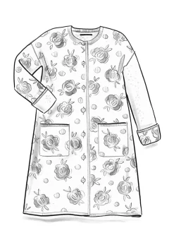 Vändbar stickad kappa