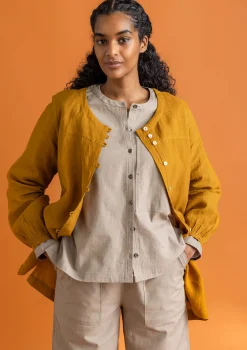 Vävd artistblus ”Asta” i lin-Gudrun Sjödén Best