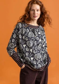 Vävd blus ”Hedda” i ekologisk bomull-Gudrun Sjödén Hot