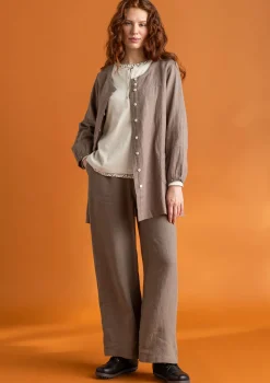 Vävd byxa ”Asta” i lin-Gudrun Sjödén Outlet