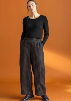 Vävd byxa ”Asta” i lin-Gudrun Sjödén Outlet