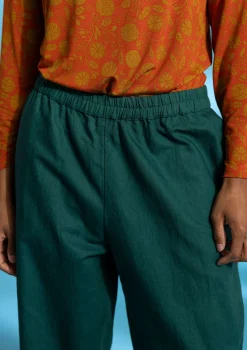 Vävd byxa i ekologisk bomull/lin-Gudrun Sjödén Online