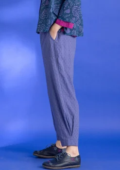 Vävd byxa i ekologisk bomullsdobby1-Gudrun Sjödén Best